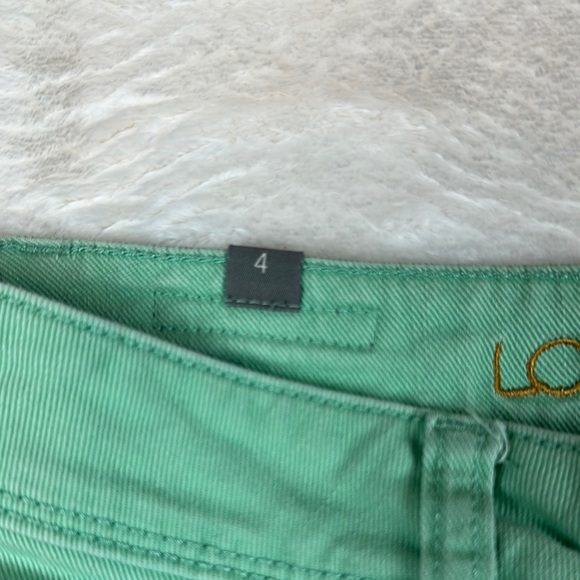 LC Lauren Conrad Green Jean Shorts - Picture 6 of 12